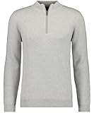 RAGMAN Herren Stehkragen-Pullover, Baumwolle/Kaschmir Hellgrau-013, L