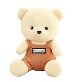 Shurzzesj Niedliches Bären-Plüschspielzeug, Plüschtier Bär aus Plüsch | Cartoon-Tierdekorationskissen, Cartoon-Tierkissen, weicher Teddybär für,