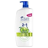 Head & Shoulders Apple Fresh 2in1 Anti-Schuppen-Shampoo, 800 ml Pumpspender, bis zu 100 Prozent Schuppenschutz, Frisches Gefühl mit Apfelduft