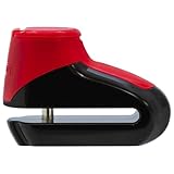ABUS Bremsscheibenschloss Element 303 – Scooter- und Rollerschloss – 5 mm Schließbolzen – ABUS-Sicherheitslevel 4 – Rot