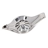 KIMISS Handbuch Zitronensaft 304 Edelstahl, Zitronenlimettenkreisel Orange Citrus Press Handsaftküche Küchenwerkzeug (Runden)