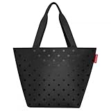 REISENTHEL ZS7075 SHOPPER M Gym Bag Damen GLOSSY DOTS BLACK Größe Unica
