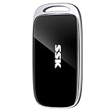 SSK Externe SSD 1TB, bis zu 2000MB/s Portable SSD Festplatte Extern, USB 3.2 Gen.2x2 External SSD für iPhone 15/16 PRO/Mac/Phone OTG/Laptop/PC und Spielkonsole, mit LED-Anzeige