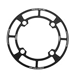 ADOCARN Mountain Protector Shield Kettenabdeckung Fahrradschutz Mountainbike Kettenschutz Schutzhülle Fahrradkettenschutz Kettenschutzpolster Aluminiumlegierung Schwarz