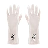 80 Er Klamotten Handschuhe Stulpen Handschuhe Küche Latexhandschuhe Gummiwerkzeug Warmes langes Waschen Geschirrspülen Reinigungsgeschirr Hand Küche, Esszimmer & Bar Dachboden (b-C, One Size)