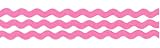 Großhandel für Schneiderbedarf 5 m Zackenlitze 8 mm rosa, Polyester, rosa, Alle Gelegenheiten, Allgemein