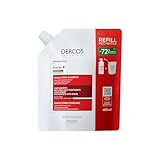 Vichy Dercos Vital+ Stimulierendes Shampoo gegen Haarausfall durch Haarbruch, Wachstumsfördernde und stärkende Haarpflege, Mit Aminexil & Niacinamid, Nachfüllpackung, 400 ml