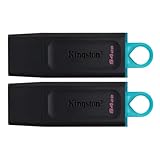 Kingston DataTraveler Exodia DTX/64GB-2P USB-Stick 3.2 Gen 1 - mit Schutzkappe und Schlüsselring in mehreren Farben