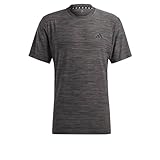adidas Herren Train Essentials Stretch Training Tee, Black/Grey Five/Black, L