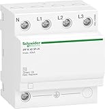 Schneider Electric Überspannungsableiter Acti9 Typ 2 iPF K40, Typ 2, 3-polig+N, Imax 40kA, In 15kA, TT & TN-S, Artikelnummer A9L15688