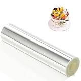 Tortenrandfolie 20cm hoch, Transparent Tortenfolie, Acetat Folie Wiederverwendbar, Tortenring Folie Hoch für Kuchen Schokolade Mousse Kuchen Dessertringe