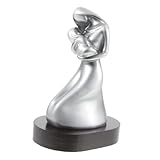 HAMPPLIES Wohnkultur Kind - Und Babyfigur Geburtstag Für Sie Desktop - Jubiläum Ihr Heimdekoration Bräutigam, Die -Desktop- Hält Für Mama Mütter Ornament Silver