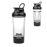 Daasigwaa Elektrische Protein-Shaker-Flasche, 720 ml, Pulsmixer-Flaschen für Proteinmischungen, Tritan, BPA-frei, tragbarer Mixbecher, wiederaufladbare Shake-Becher und Mahlzeitenersatz-Shakes