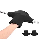 Kajak Paddel Handschuhe, 1 Paar wasserdichte Neopren Canoe Handschuhe Kajak Paddle Mitts Schwarz Sports Segelhandschuhe Ruder Gloves Kajakhandschuhe für Kanu-Paddel Rafting Wassersport Rafting Angeln