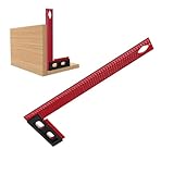 Anreißnadel für Holzbearbeitung, L-Typ, quadratisch, tragbare Aluminiumlegierung, rostfrei, gekreuztes Markierungswerkzeug für Ingenieure, Messen