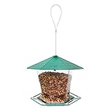 Vogelfutter im Freien, toller Vogelfutterspender für Vögel, faltbares Vogelhaus, große Kapazität, wetterfeste Futterstation für die Terrasse u