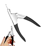 Falsch Nagel Clipper, Nagel Tip Clipper,Falsches Fingernagel Trimmer | Typ U Edelstahl Nagelschneider Trimmer für künstliche falsche Tipps Maniküre Werkzeug für Salon Schönheit
