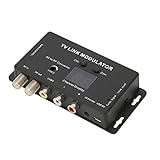 UHF Modulator, TV Link Modulator, AV zu HF Konverter, IR Extender mit Kanalanzeige, Micro Modulator, Kompakt HF Modulator Konverter, VHF Demodulator, für CATV System