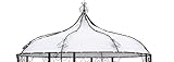 Dach für Pavillon Burma 300cm rund wasserdicht, Weiss