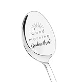 Patentante Geschenke von Patenkind, Gott, Mutter, Patentante, Weihnachtsgeschenke für Patentante, Patentante, Patentante, Löffel für Gott, Mutter, Patentante, Geburtstagsgeschenke, Guten Morgen,