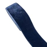 Marineblaues einseitiges Samtband, 5 25 100 200 300 Yards Premium-Samtband, 6–25 mm Breite Schleifenband(15mm x 5yards)