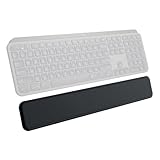 Logitech MX Palm Rest (für MX Keys, Rutschfestes Premium-Material für Komfort bei stundenlangem Tippen) - Graphit