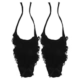 Healvian Atmungsaktive Damen Spitzensocken mit Rutschfester Lasche Niedrig Geschnittene Bequeme Füsslinge für Sommer Unsichtbar unter Sneakern mit Sicherem Halt durch Innovatives Banddesign