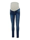 MAMALICIOUS Damen Mllola Slim Blue Jeans Noos B. Umstandshose, Blue Denim, 27W 32L EU