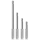 Bithalter Magnetisch Lang 60mm 75mm 100mm 150mm Bit Verlängerung Halterung Magnetisch Bithalter für Schraubendreher Bohrer
