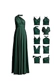 72styles Infinity Kleid mit Bandeau Brautjungfernkleid Multi-Way Kleid Lang Übergröße Convertible Twist Wickelkleid