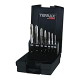 TERRAX by RUKO Maschinengewindebohrer-Satz M DIN 371/376 Form B mit Schälanschnitt HSSE-Co 5 in Kunststoffkassette, A245057ETX