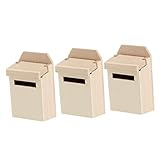 KOMBIUDA Miniatur Briefkästen Für Puppenhäuser Dekorative Mini Deko Niedliche Miniatur Postkästen Für Landschaftsbau Und Spielzeuggestaltung