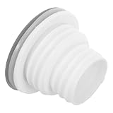 PAMINGONO Edelstahl Abflussstopfen Badewanne Spülbecken mit Gummidichtung Auslaufsicherer Badewannenstöpsel für Bad Küche Geruchshemmender Waschbeckenverschluß