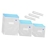KOMBIUDA Vakuumiergerät Set Mit Wiederverwendbaren Vakuum Lebensmittelkonservierungsbeuteln Sous Vide Beutel Mit Clips Für Optimale Frische Und Aufbewahrung Ideal Für Küche Und Reisen