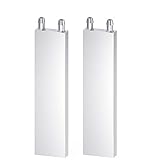 CLDIY Aluminium Wasserkühlblock, Flüssigkeitswasserkühler Kühlkörpersystem für PC Computer CPU Graphics Kühler Kühlkörper Endothermic Head Silber (40mm x 200mm x 12mm) 2 STÜCK