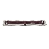 PFIFF Westernsattelgurt mit Fell, braun, 80 cm, 005260-50-80