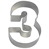Staedter Haus Cookie Cutter edelstahl 6,5 cm, silber, Nummer 3