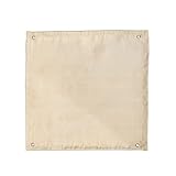 WRITWAA Feuerfeste Fiberglas Matte Camping Feuerlöschdecke Hitzebeständig Kompakt und Faltbar Outdoor Grillunterlage für Brand und Hitzeschutz