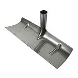 Kisangel Eisendung-Schaufelharken-Ersatzkopf für Viehkäfigreinigung, praktischer manueller Spatenkopf für einfache Exkremententfernung auf Bauernhöfen