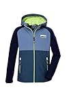 killtec Jungen Softshelljacke/Outdoorjacke mit Kapuze KOS 137 BYS SFTSHLL JCKT, dunkel denim, 128, 42999-000