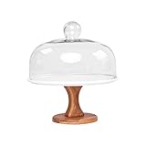 AOYANQI-Geschirr Hohe Fuß Kuchen Dome, Wedding Hauptdekoration Lebensmittelkonservierung-Tray Dim Sum Dekorplatte Käseplatte Abdeckung Backblech für Teller/Serviergeschirr