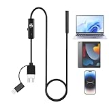 Boreskop Kamera | IP67 wasserdichte Inspektionskamera | 3.5 Meter Kabel, Verstellbare Steck & Spiel Endoskop für Sanitärinspektion Maschinen