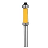 8mm Schaftmuster Flush Trim Router Bit Doppellager Holzbearbeitung Mahlen Cutter Tool Flush Router Vorlage Bit 6,3 Mm