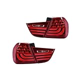 Hiverni Paar Rücklichtbaugruppe für 2006–2012 für BMW E90 325i 328i 3er-Serie für Limousine. Ändern Sie die Bremslichter(09-12 RED)