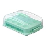 Fyrdyn Cupcake Transportbehälter 24 Stück - Muffin Aufbewahrungsbox Cupcake Transportbox,Wiederverwendbare Lebensmittelbox zum Transport von Backwaren, Kuchen, Muffins, Keksen für Zuhause,