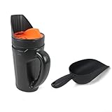 Kompakter Gartenstreuer zum Anpflanzen und Wintersalz (ohne Schaufel)