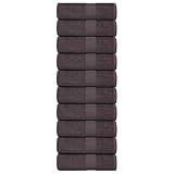 Generisch Seiftücher 50 STK. Anthrazit 30x30 cm 360 g/m² Baumwolle,136676