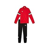 PUMA Jungen Teamrise Tracksuit Jr Trainingsanzug, PUMA Red-PUMA Black, 164 EU