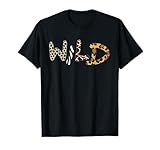 Wildtiermuster Giraffe Tiger Leopard Tierdruck T-Shirt