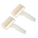 TOYANDONA 2 STÜCK Teiliges Kunststoff Beige für Backformen Hobbing Teigrad zum Formen und Ausschneiden von Pizza Kuchen Gebäck Einfach zu Reinigen Sicher für Backen